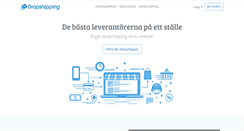 Desktop Screenshot of dropshipping.se