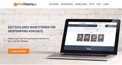 Desktop Screenshot of dropshipping.de